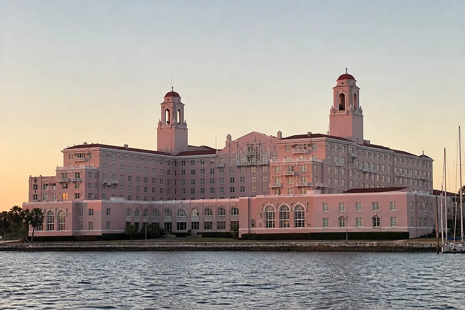 The Vinoy and marina in St. Petersburg, Florida