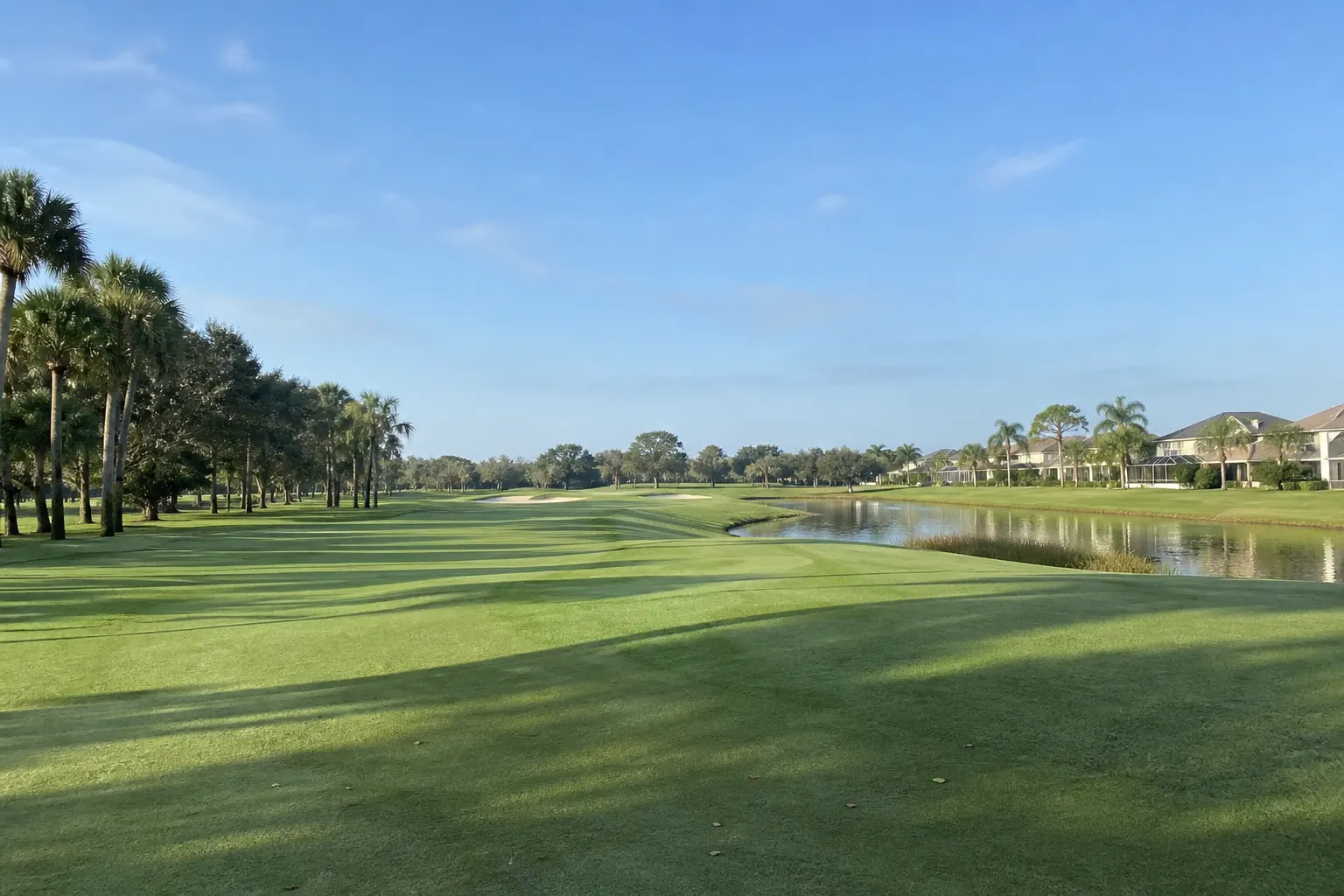 Golf fairway in Tampa Palms, Florida