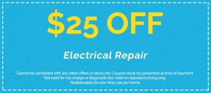 Electrical Repair Services Coupon