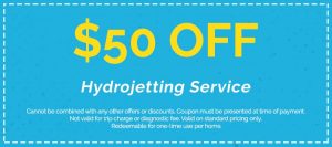 Discounts on Hydrojetting Service