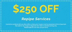 Discounts on Repipe Services