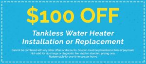 Discounts on Tankless Water Heater Installation or Replacement