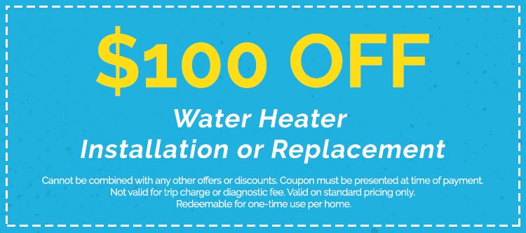 Discounts on Water Heater Installation or Replacement